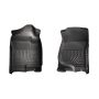 HUSKY LINERS HSK18201 07-   GM 2500HD Crew Cab Floor Liners Black