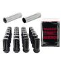 McGard SplineDrive Tuner 6 Lug Install Kit w/Locks & Tool (Cone) M14X1.5 / 22mm Hex - Blk