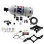 Nitrous Express 63040-10 4150 SINGLE ENTRY BILLET CROSSBAR PLATE SYSTEM, (50-300HP) W/ 10LB BOTTLE