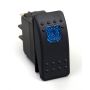 Daystar Rocker Switch Blue Light 20 AMP Single Pole
