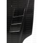 Seibon 99-00 Honda Civic (EM1/EJ6/7/8/EK9) TS-Style Carbon Fiber Hood