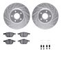 Dynamic Friction 7512-54076 Rotor Kit