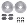 Dynamic Friction 6512-76447 Rotor Kit