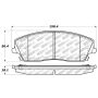 Stoptech 305.10560 Street Select Brake Pads - Front