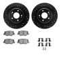 Dynamic Friction 8512-72087 Rotor Kit