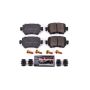 PowerStop Z23-1779 PowerStop - Z23 Daily Driver Carbon-Fiber Ceramic Brake Pads with Hardware Kit