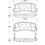 Stoptech 308.03250 Street Touring Brake Pads