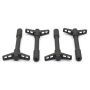Ford Racing 302-326 Valve Cover Hold Down Wing Nuts: Black Crinkle Finish