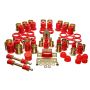 Energy Suspension 74-77 Oldsmobile Cutlass/442/F-85/Europa Red Hyper-flex Master Bushing Set