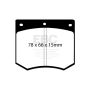 EBC Brakes DP3291C Redstuff Ceramic Low Dust Brake Pads