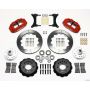 Wilwood 140-12298-R Narrow Superlite 6R Front Hub Kit 12.88in Red 79-87 GM G Body