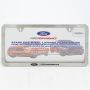 Ford Racing M-1828-SSC Ford Performance Slim License Plate Frame-Brushed Stainless Steel