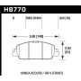 Hawk Performance HB770B.624 HPS 5.0 Disc Brake Pad