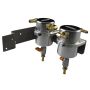 Moroso 85510 08-14 Subaru STi (w/Top Mount Intercooler) Air/Oil Separator Catch Can - Billet Aluminum