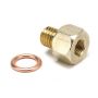 AutoMeter 2278 FITTING, ADAPTER, METRIC, M12X1.75 MALE TO 1/8