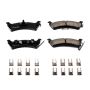 PowerStop 17-666 PowerStop - Z17 Low-Dust Ceramic Brake Pads with Hardware