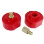 Prothane 99-09 Ford F250/350 2wd Front Coil Spring 2in Lift Spacer - Red