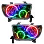 Oracle Lighting 7119-334 SMD Pre-Assembled Headlights, Black Bezel, ColorSHIFT(tm) - No Controller