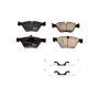 PowerStop 17-1065 PowerStop - Z17 Low-Dust Ceramic Brake Pads with Hardware