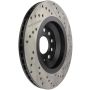 Stoptech 127.33113R 09 VW Passat CC / 06-09 Passat Slotted & Drilled Right Rear Rotor