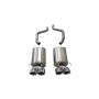 CORSA Performance 21012 Corsa 2009-2013 Chevrolet Corvette (C6) 6.2L Polished Xtreme Axle-Back Exhaust w/4.5in Tips