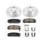 PowerStop K448 Z23 Daily Driver Carbon-Fiber Ceramic Brake Pad and Drilled & Slotted Rotor Kit