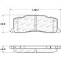 Stoptech 308.05010 Street Brake Pads - Front/Rear