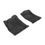 3D MAXpider 2012-2015 Toyota Tacoma Double Cab Kagu 1st Row Floormat - Gray