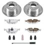 PowerStop K633-26 Z26 Street Performance Ceramic Brake Pad and Drilled & Slotted Rotor Kit