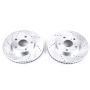 PowerStop JBR712XPR PowerStop Evolution Performance Drilled, Slotted & Plated Brake Rotor Pair