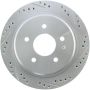 Stoptech 227.62061L Select Sport Drilled & Slotted Rotor - Front Right