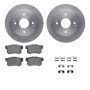 Dynamic Friction 6512-59222 Rotor Kit