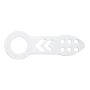 NRG Universal Front Tow Hook - White Powder Coat