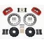 Wilwood 140-9194-DR FSLI4 Front Hat Kit 13.00in Drilled Red Nissan 240SX