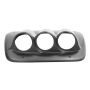 AutoMeter 20018 GAUGE MOUNT, DASH TOP, TRIPLE, 2 1/16