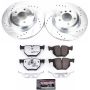 PowerStop K045-26 Z26 Street Performance Ceramic Brake Pad and Drilled & Slotted Rotor Kit