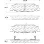 Stoptech 305.07320 Street Select Brake Pads - Rear