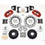 Wilwood 140-10816-DR Narrow Superlite 6R Front Hub Kit 14.00in Drill Red 62-72 CDP B & E Body-Drum