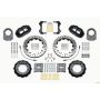 Wilwood 140-13304-D Narrow Superlite 4R Front Hat Kit 12.88in Drilled 66-75 Ford Bronco Dana 30/44 w/Lines
