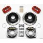 Wilwood 140-11396-DR Dynapro Low-Profile 11.00in P-Brake Kit Drill-Red Ford 8.8 w/2.50in Offset-5 Lug
