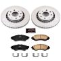 PowerStop CRK5893 Genuine Geomet Coated Rotor and Low-Dust Ceramic Brake Pad Kit