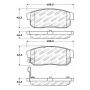 StopTech 04-11 Mazda RX-8 Street Select Rear Brake Pads