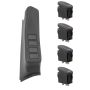 Rugged Ridge A-Pillar 4 Switch Pod Black RHD 11-18 Jeep Wrangler JK