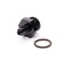 FRAGOLA FRG495111-BL #4 x 3/4-16 (#8) Radius O-Ring Fitting Black