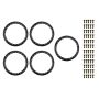 Ford Racing M-1021K-BLG 2021-2025 Bronco Beadlock Trim Ring Kit-Gray