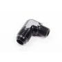 AEROQUIP AERFCM5016 90 Deg #10 to 3/8in Alum Adapter Black