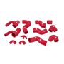 Mishimoto MMHOSE-S4-97TRD 97-02 Audi S4 Turbo Red Silicone Hose Kit