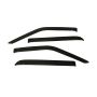 Westin 2015-2018 Ford F-150 SuperCrew Wade Slim Wind Deflector 4pc - Smoke