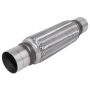 FORTLUFT 4401087 Exhaust Flex Connector with Extension Pipes 2.25''x10.00''x14.00' 'Stainless Steel