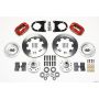 Wilwood 140-8583-R Forged Dynalite Front Kit 12.19in Red 37-48 Ford Psgr. Car Spindle